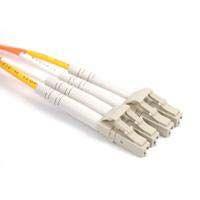 FIB Fiber Optic Patch Cable, LC PC to LC PC, 10 meters, 1.6mm Duplex MM ClearCurveOM2 Fiber