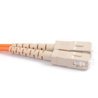 FIB Fiber Optic Patch Cable, SC PC to SC PC, 2 meters, 3mm Simplex MM Infinicor 300 Fiber