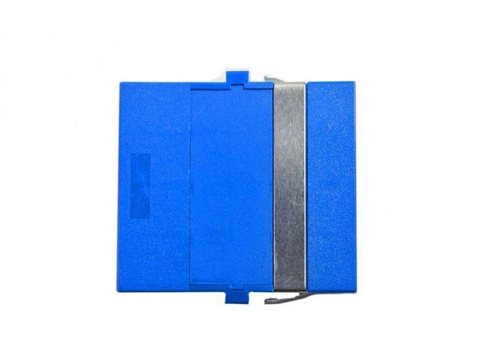 FIB LC Adapter Quad Blue Singlemode - No Flange, Style 5, SC Duplex Footprint