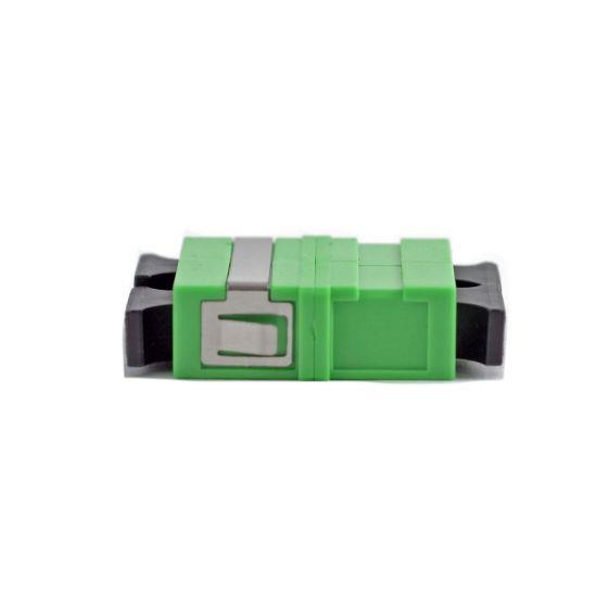 FIB SC APC Adapter Duplex Green Singlemode - No Flange, Style 5