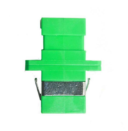 FIB SC APC Adapter Simplex Green Singlemode - with Flange, Style 3